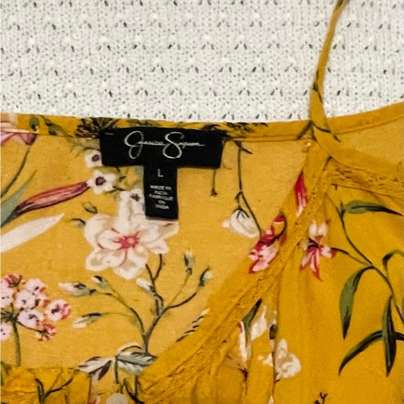 Jessica Simpson Alanis womens pin tuck long sundress - Picture 5 of 10